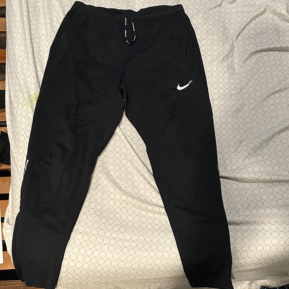 Nike Black Pants with White Logo